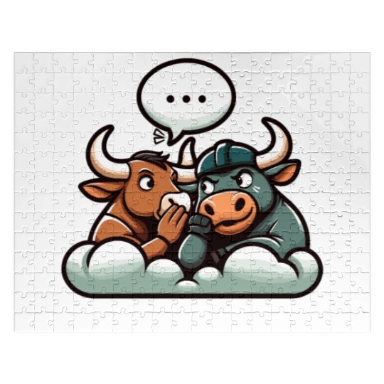 Rodeo Bull Riding Livestock Show Farmer Cattle Jigsaw Puzzles