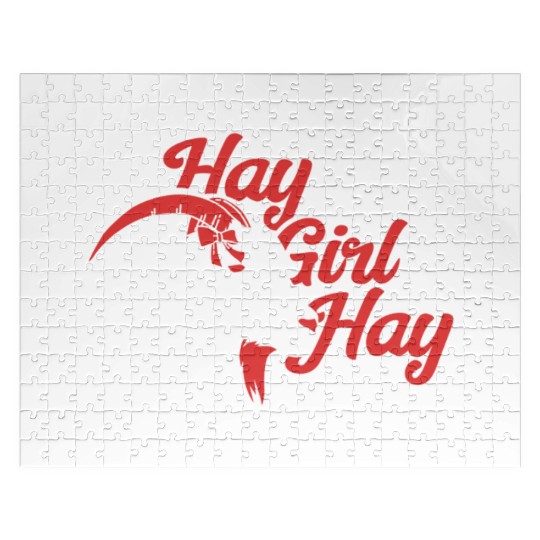 Goat Lover Hay Girl Hay Jigsaw Puzzles