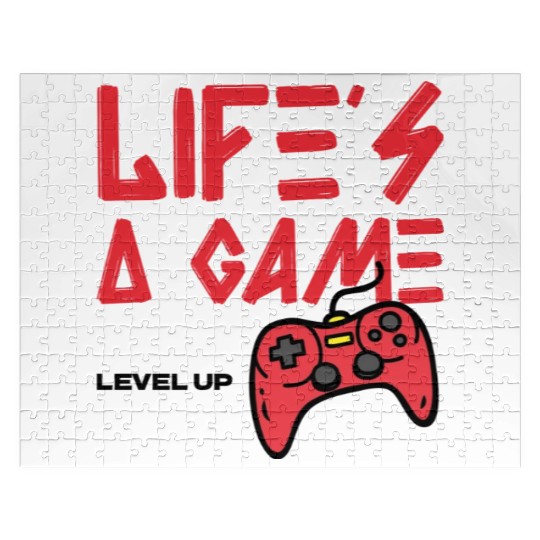 Life's a Game, Level Up Jigsaw Puzzles