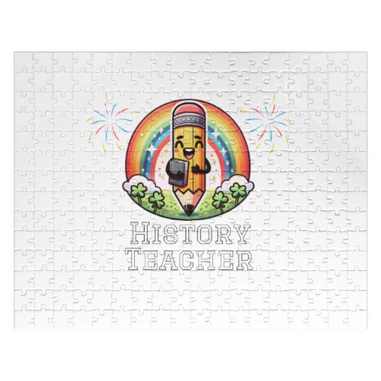 Luckiest History Teacher School Jigsaw Puzzles