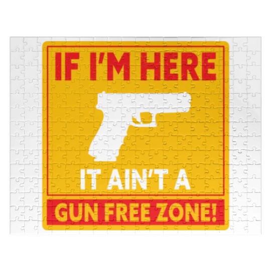 Gun Lover 2nd Amendment Pro Gun Gun Control Jigsaw Puzzles