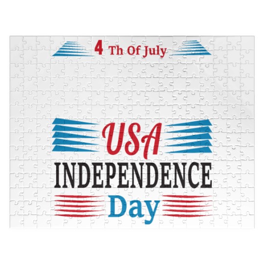 4 Th of July Happy USA Independence Day Jigsaw Puzzles
