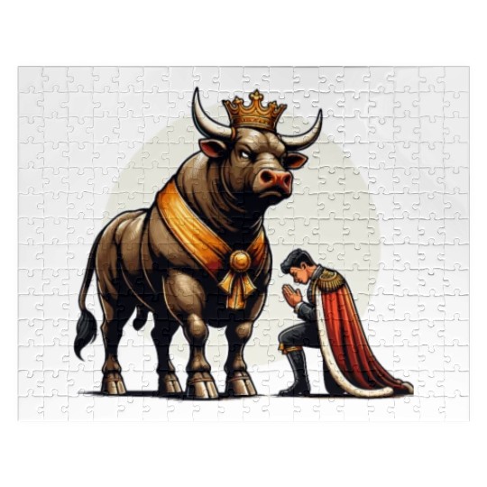 Rodeo Bull Riding Livestock Show Farmer Cattle Jigsaw Puzzles