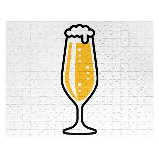 Pilsner Glass Slim (Beer Drinker / Pils / 2C) Jigsaw Puzzles