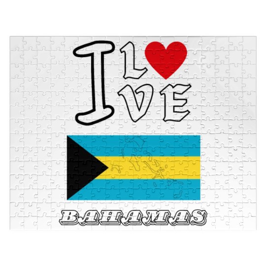 I Love Bahamas Jigsaw Puzzles