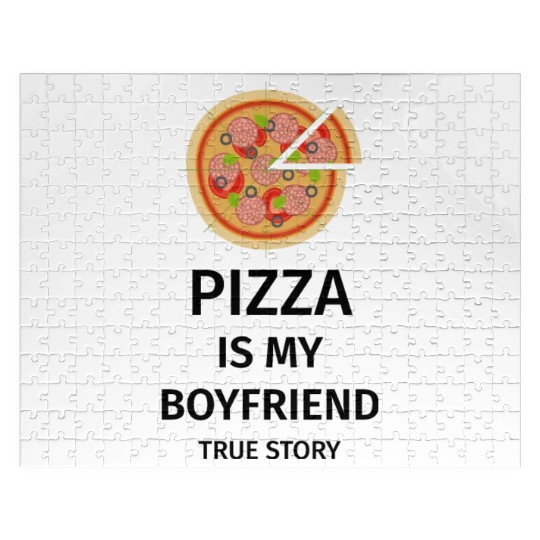 PIZZA is my Boyfriend - Girlfriend True Story Jigsaw Puzzles