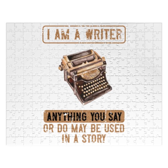 A Writer Anything May Be Used In A Story Jigsaw Puzzles