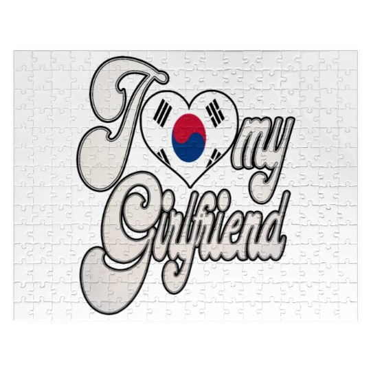uploadedI Love My South Korean Girlfriend Jigsaw Puzzles