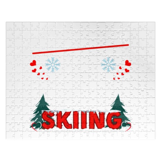Valentine’s Skiing Adventure Jigsaw Puzzles