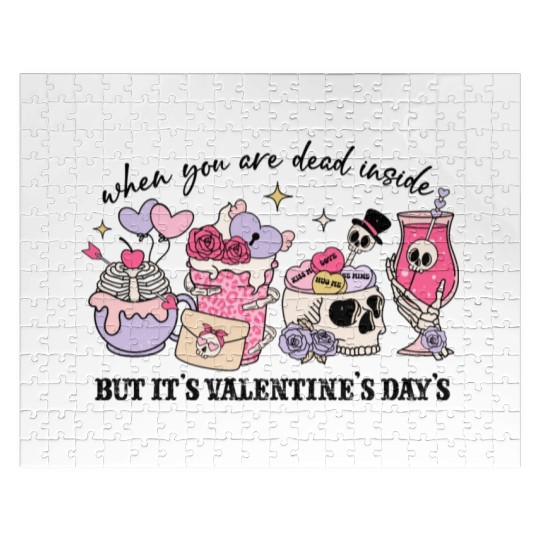 When You're Dead Inside But It's Valentine's Day Jigsaw Puzzles