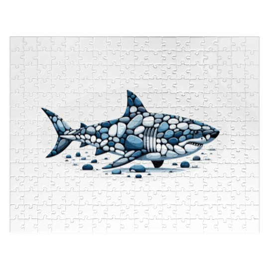 Pebble Predator - The Majestic Shark Jigsaw Puzzles