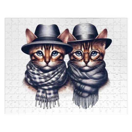 Bengal Kittens Cute Kitty Jigsaw Puzzles
