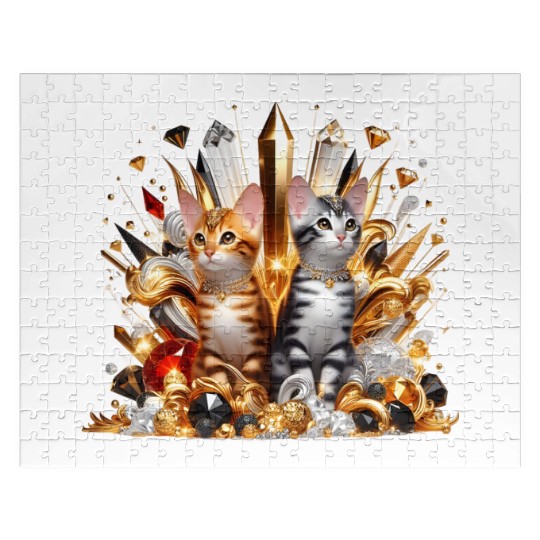 Bengal Kittens Beautiful Asian Cat Jigsaw Puzzles