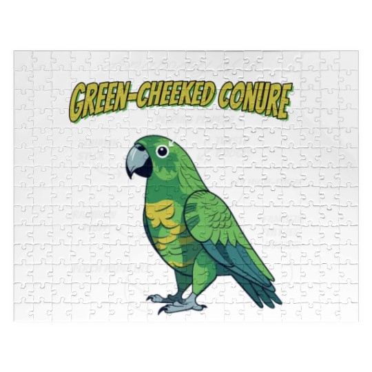 Green Cheeked Conure Anatomy Jigsaw Puzzles