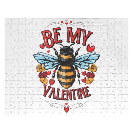 Bee My Valentine Jigsaw Puzzles