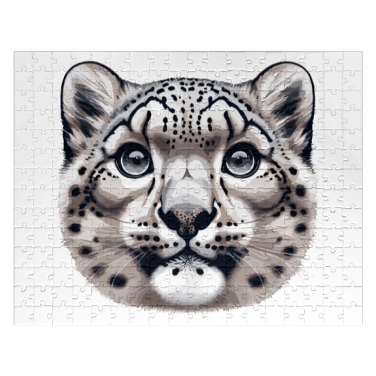 Snow Leopard Leopard White Leopard Jigsaw Puzzles