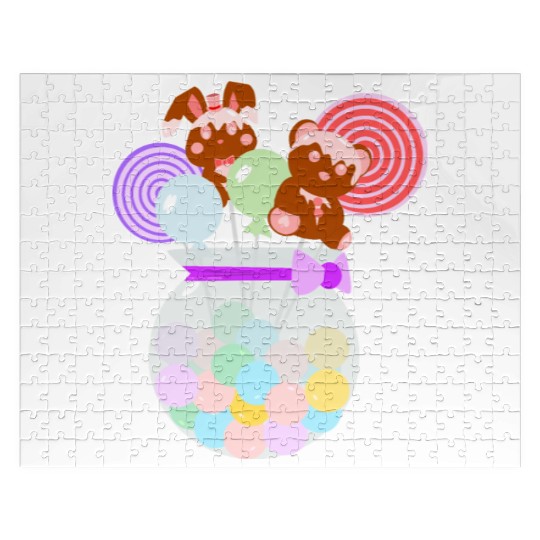 CIRCUS IN SPRING: CIRCUS CANDY JAR Jigsaw Puzzles