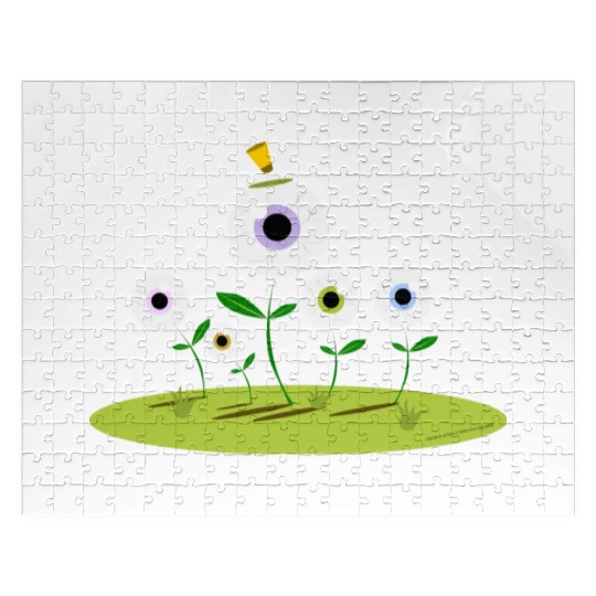 CIRCUS IN SPRING: EYES ON SPRING FLOWERS Jigsaw Puzzles