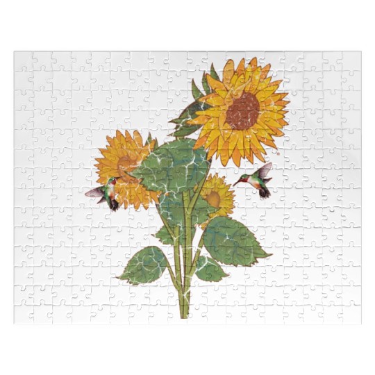 Sunflower summer vibes Jigsaw Puzzles