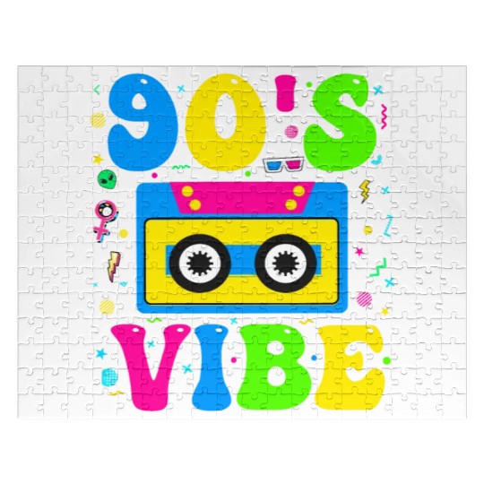 90s Vibe, 1990s Music 90s Costume Party Nineties Jigsaw Puzzles