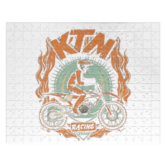 ktm racing design Jigsaw Puzzles