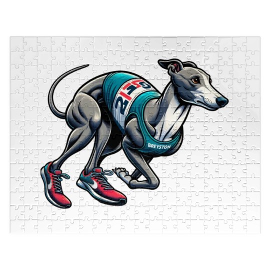 Marathon Master: Greyhound's Race Day Jigsaw Puzzles
