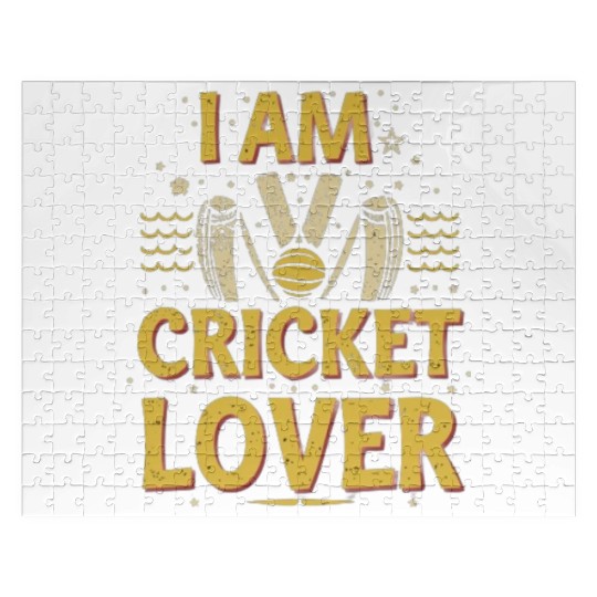i am cricket lover Jigsaw Puzzles