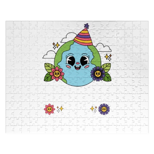 Earth Day Is My Birthday Funny Planet Nature Jigsaw Puzzles