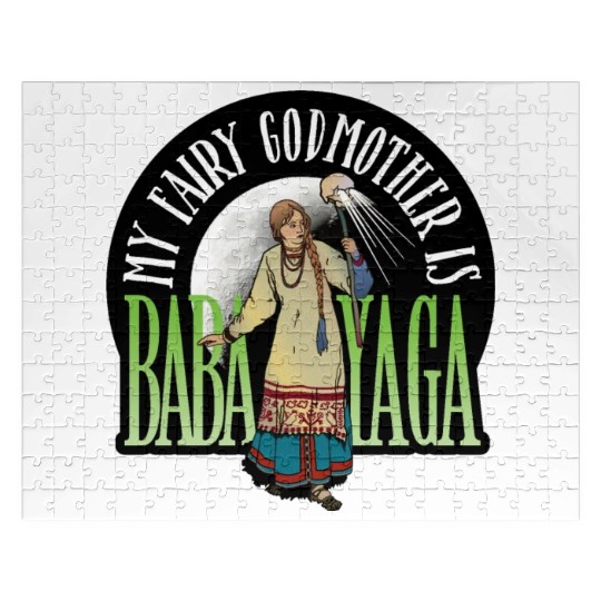My Fairy Godmother is Baba Yaga Jigsaw Puzzles