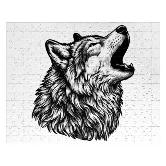 Howling Wolf #2 Jigsaw Puzzles