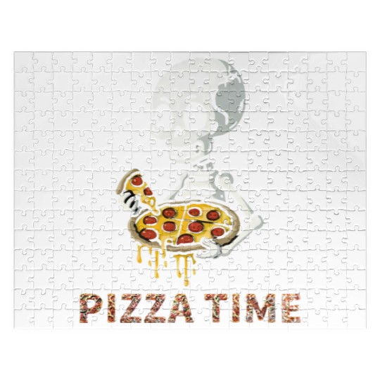 Cheesy Laughs: Pizza Apparel Jigsaw Puzzles