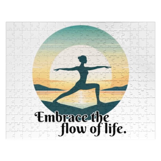 Sunrise Yoga Pose Jigsaw Puzzles