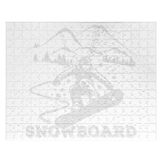 Snowboarding Freestyle Big Mountain Boarding Jigsaw Puzzles