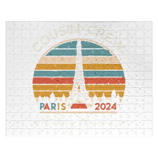 Cousin Crew Paris France Making Memories 2024 Jigsaw Puzzles