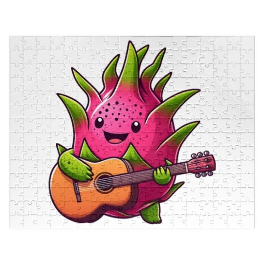 Dragon Fruit Jam: Playing the Guitar Jigsaw Puzzles