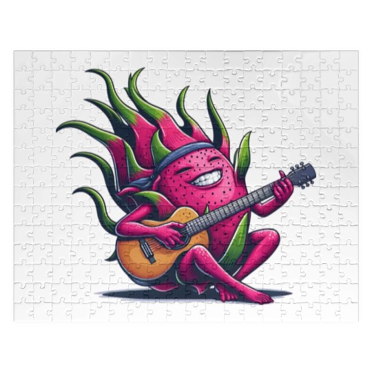 Dragon Fruit Jam: Playing the Guitar Jigsaw Puzzles