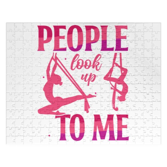 Aerial Yoga Funny Aerial Silk Aerialist Jigsaw Puzzles