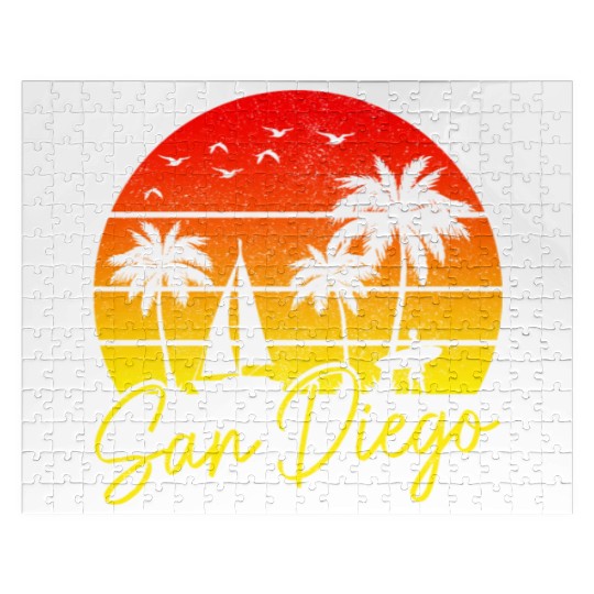 San Diego California Vintage Souvenir Jigsaw Puzzles