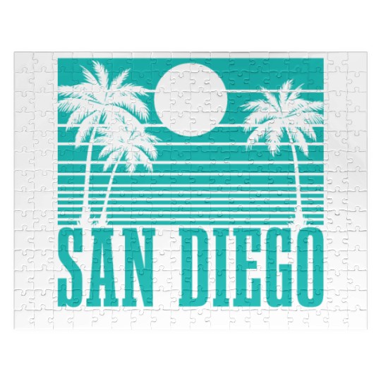 San Diego California Vintage Souvenir Jigsaw Puzzles