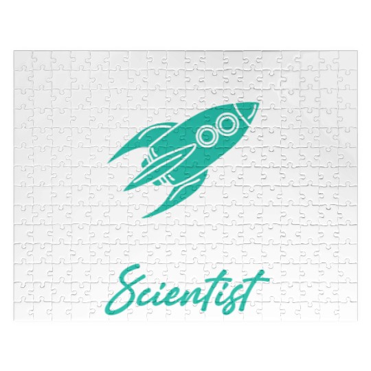 Rocket Scientist Future Mathematician Racket Jigsaw Puzzles
