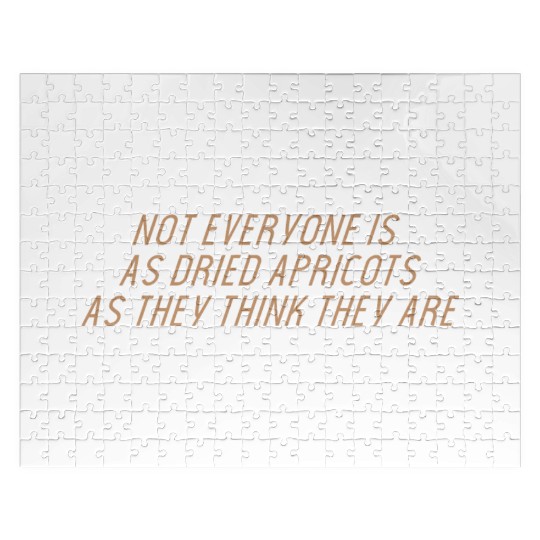 james acaster s apricots black Jigsaw Puzzles