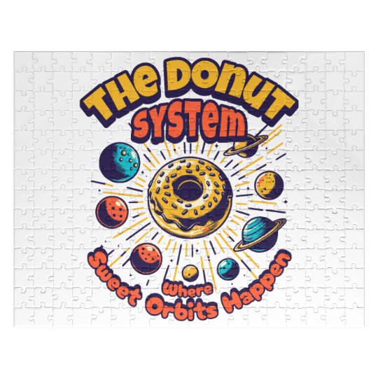 Donut Solar System Jigsaw Puzzles