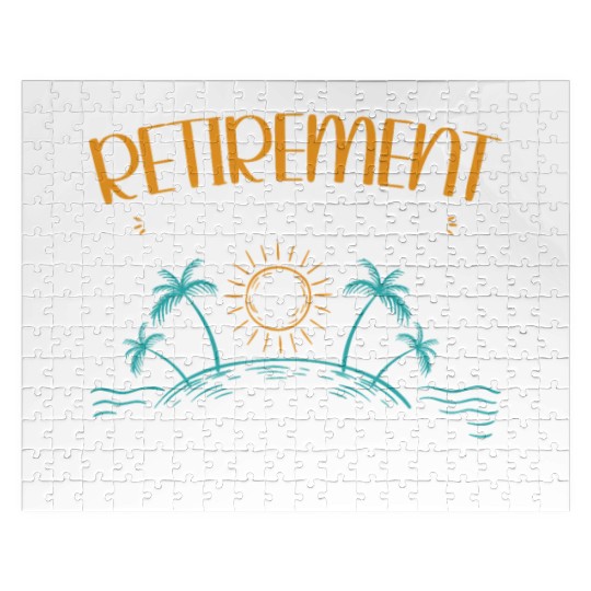 2024 Retirement Countdown Beach Jigsaw Puzzles