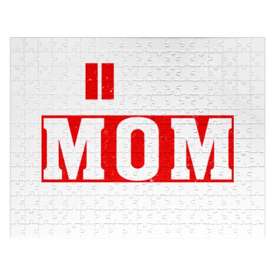 Mom of 2 Boys Mom and Son Matching Mom Gifts Jigsaw Puzzles
