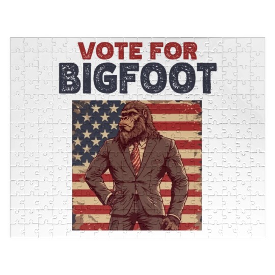 Presidential elections 2024 Bigfoot Jigsaw Puzzles