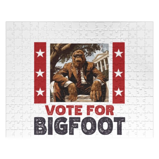 Presidential elections 2024 Bigfoot Jigsaw Puzzles