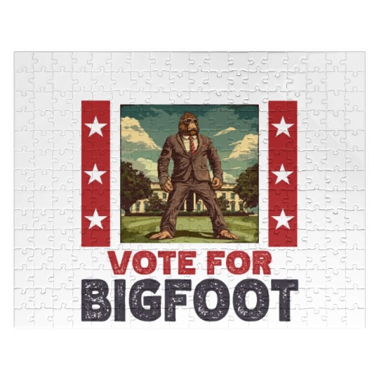 Presidential elections 2024 Bigfoot Jigsaw Puzzles