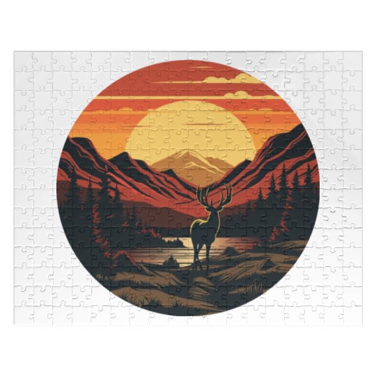 Sunset Wilderness Jigsaw Puzzles