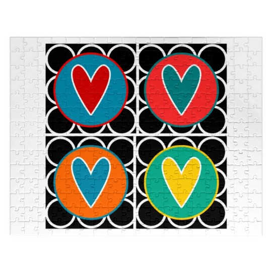 HEART. COUPLE. JUST MARRIED. Bachelorette party. VALENTINE'S DAY. Jigsaw Puzzles