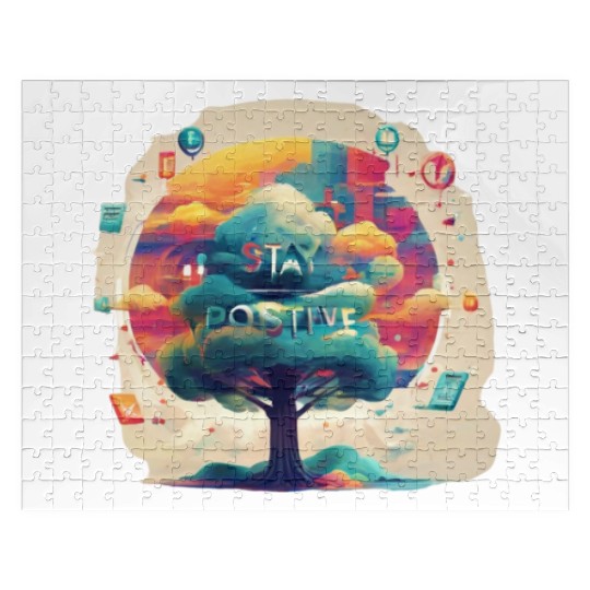 Stay positive Jigsaw Puzzles